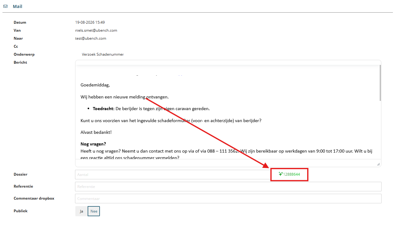 UBench Dossier Suggestion 1